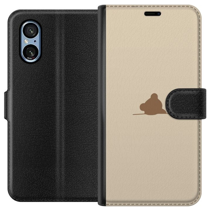 Wallet case for Sony Xperia 5 V with Nalle design in the group SMARTPHONE & TABLETS / Phone cases / Sony at TP E-commerce Nordic AB (A61543)