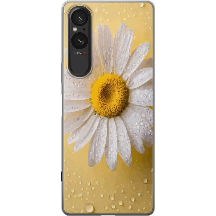 Mobile case for Sony Xperia 5 V with Porslinsblomma design in the group SMARTPHONE & TABLETS / Phone cases / Sony at TP E-commerce Nordic AB (A61550)