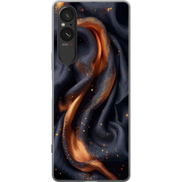 Mobile case for Sony Xperia 5 V with Fiery silk design in the group SMARTPHONE & TABLETS / Phone cases / Sony at TP E-commerce Nordic AB (A61551)