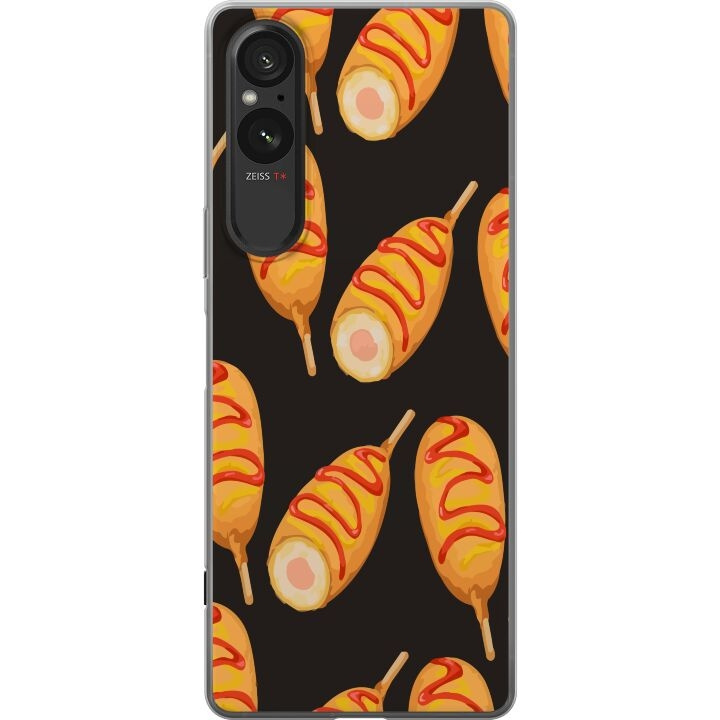 Mobile case for Sony Xperia 5 V with Chicken drumstick design in the group SMARTPHONE & TABLETS / Phone cases / Sony at TP E-commerce Nordic AB (A61559)