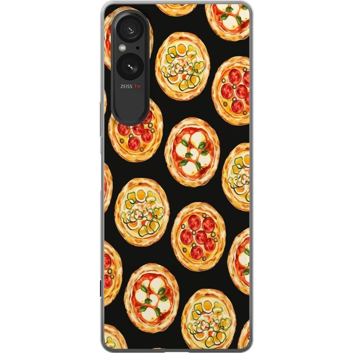 Mobile case for Sony Xperia 5 V with Pizza design in the group SMARTPHONE & TABLETS / Phone cases / Sony at TP E-commerce Nordic AB (A61563)