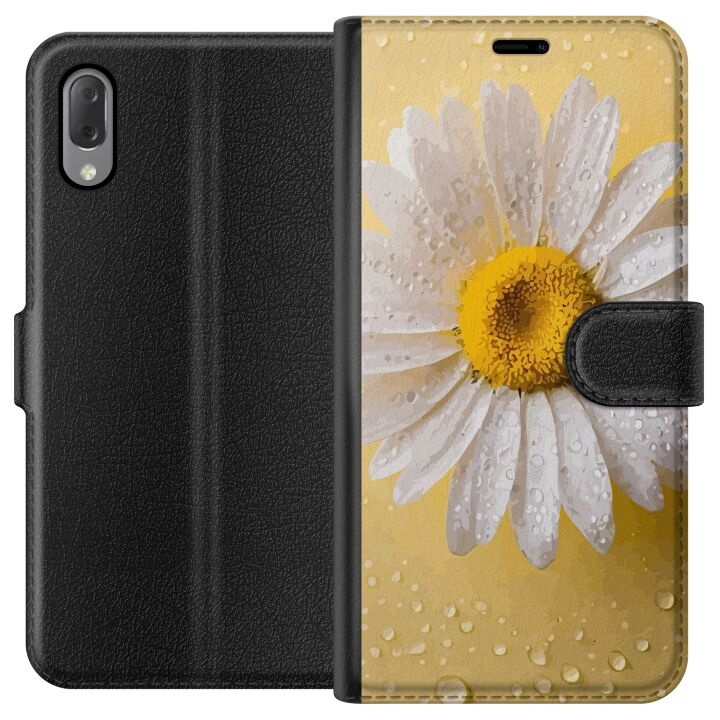 Wallet case for Sony Xperia L3 with Porslinsblomma design in the group SMARTPHONE & TABLETS / Phone cases / Sony at TP E-commerce Nordic AB (A61604)