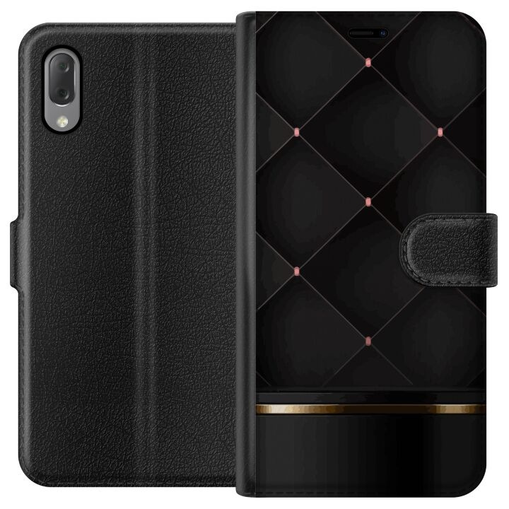 Wallet case for Sony Xperia L3 with Luxury line design in the group SMARTPHONE & TABLETS / Phone cases / Sony at TP E-commerce Nordic AB (A61619)