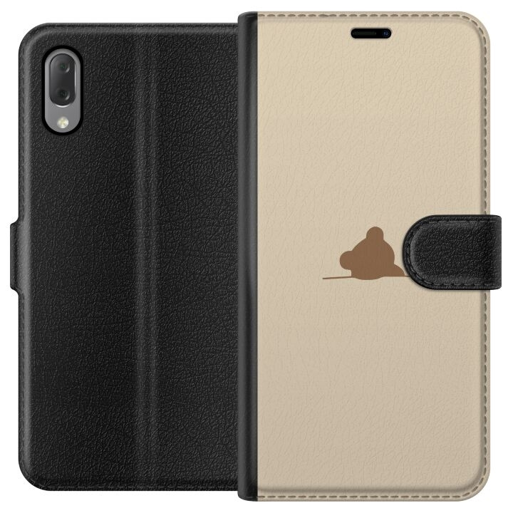 Wallet case for Sony Xperia L3 with Nalle design in the group SMARTPHONE & TABLETS / Phone cases / Sony at TP E-commerce Nordic AB (A61624)