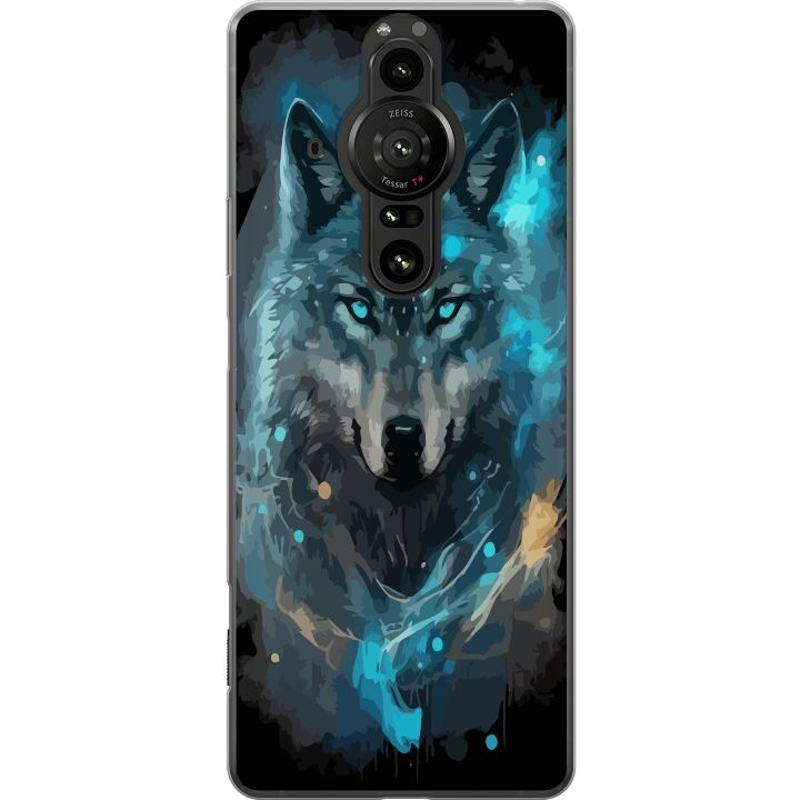 Mobile case for Sony Xperia Pro-I with Wolf design in the group SMARTPHONE & TABLETS / Phone cases / Sony at TP E-commerce Nordic AB (A61690)