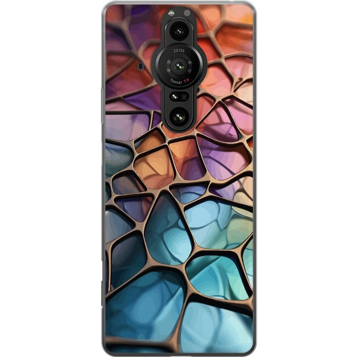 Mobile case for Sony Xperia Pro-I with Metallic pattern design in the group SMARTPHONE & TABLETS / Phone cases / Sony at TP E-commerce Nordic AB (A61695)