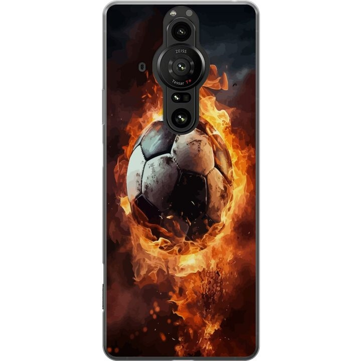 Mobile case for Sony Xperia Pro-I with Football design in the group SMARTPHONE & TABLETS / Phone cases / Sony at TP E-commerce Nordic AB (A61706)