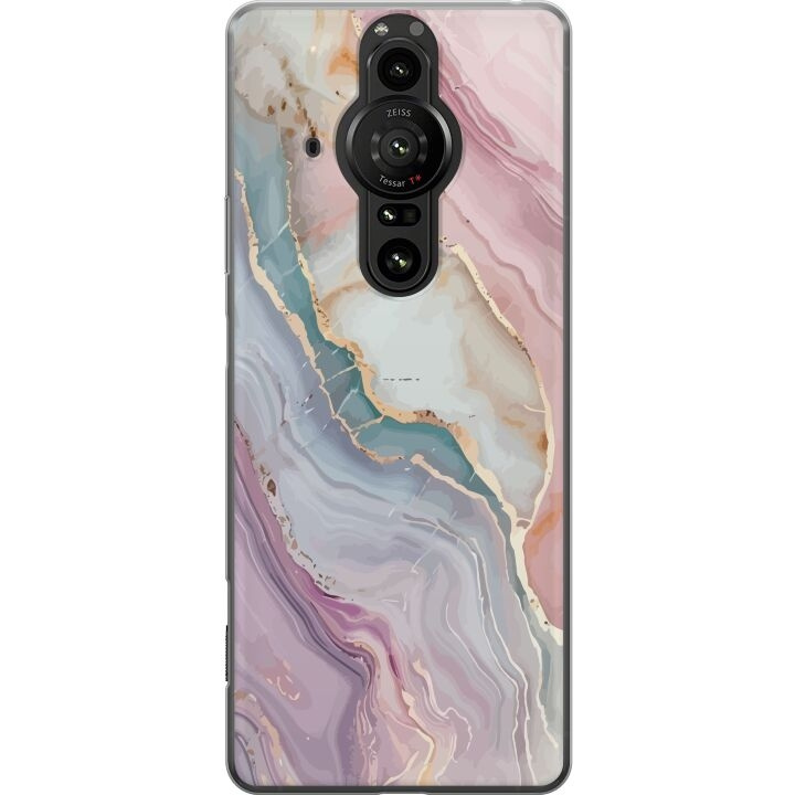 Mobile case for Sony Xperia Pro-I with Marble design in the group SMARTPHONE & TABLETS / Phone cases / Sony at TP E-commerce Nordic AB (A61707)