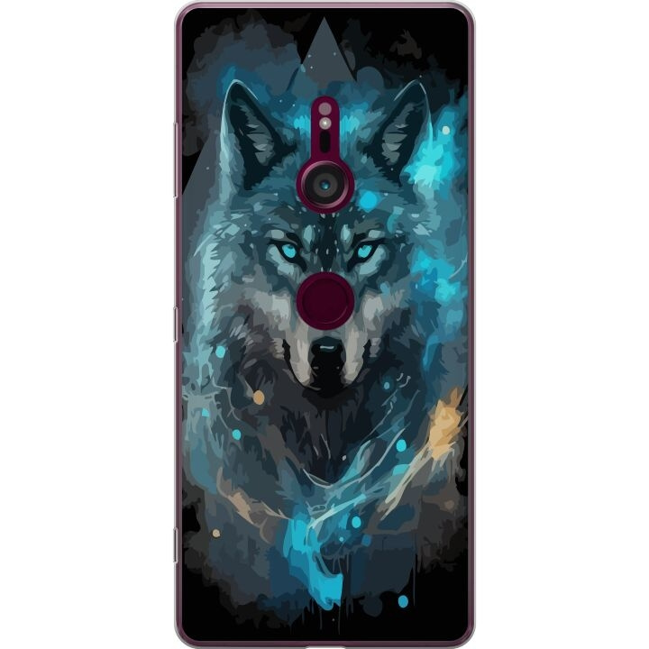 Mobile case for Sony Xperia XZ3 with Wolf design in the group SMARTPHONE & TABLETS / Phone cases / Sony at TP E-commerce Nordic AB (A61717)