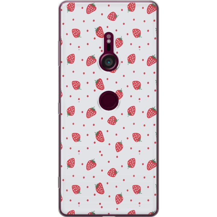 Mobile case for Sony Xperia XZ3 with Strawberries design in the group SMARTPHONE & TABLETS / Phone cases / Sony at TP E-commerce Nordic AB (A61729)