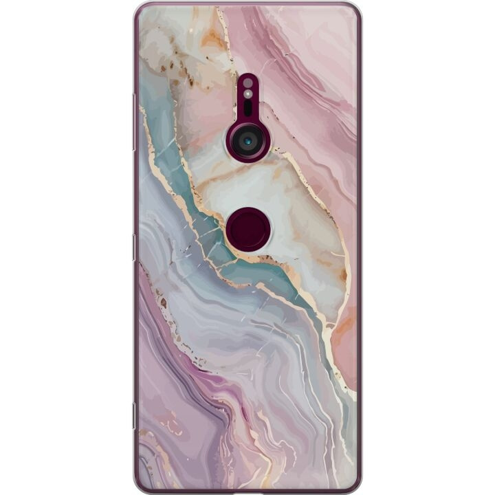 Mobile case for Sony Xperia XZ3 with Marble design in the group SMARTPHONE & TABLETS / Phone cases / Sony at TP E-commerce Nordic AB (A61734)