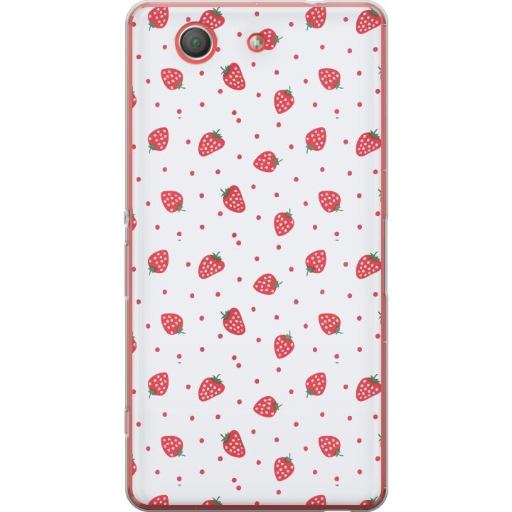 Mobile case for Sony Xperia Z3 Compact with Strawberries design in the group SMARTPHONE & TABLETS / Phone cases / Sony at TP E-commerce Nordic AB (A61783)