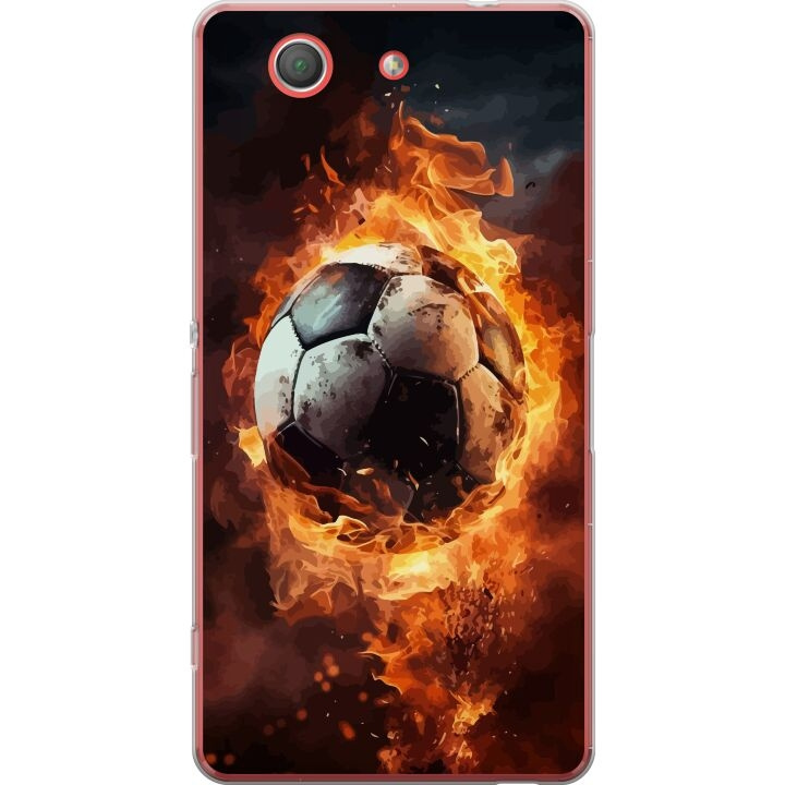 Mobile case for Sony Xperia Z3 Compact with Football design in the group SMARTPHONE & TABLETS / Phone cases / Sony at TP E-commerce Nordic AB (A61787)