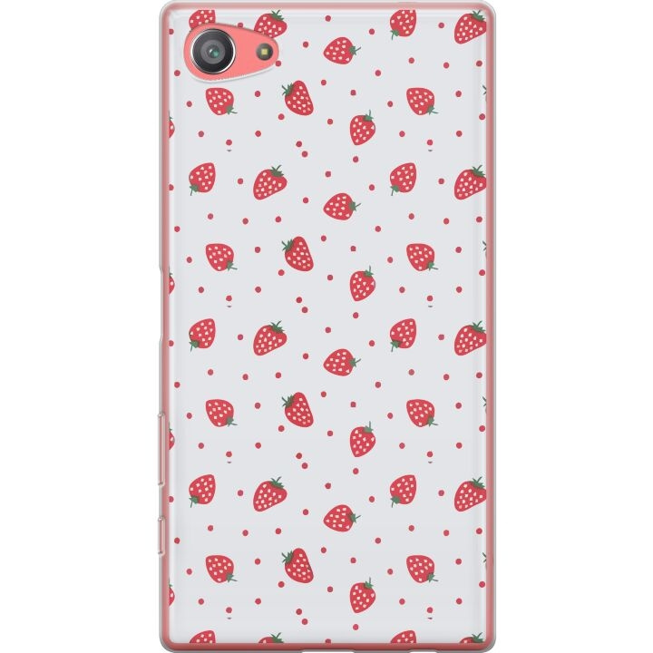 Mobile case for Sony Xperia Z5 Compact with Strawberries design in the group SMARTPHONE & TABLETS / Phone cases / Sony at TP E-commerce Nordic AB (A61810)