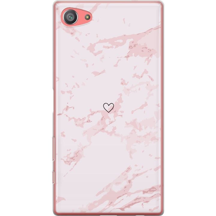 Mobile case for Sony Xperia Z5 Compact with Pink Heart design in the group SMARTPHONE & TABLETS / Phone cases / Sony at TP E-commerce Nordic AB (A61816)