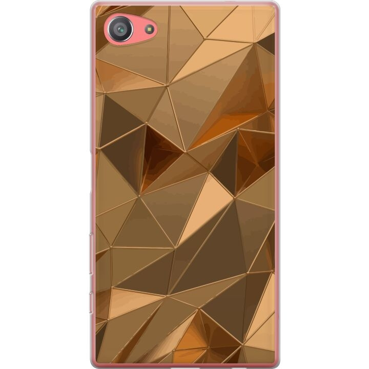 Mobile case for Sony Xperia Z5 Compact with 3D Gold design in the group SMARTPHONE & TABLETS / Phone cases / Sony at TP E-commerce Nordic AB (A61817)