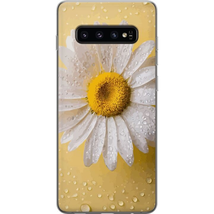 Mobile case for Samsung Galaxy S10 with Porslinsblomma design in the group SMARTPHONE & TABLETS / Phone cases / Samsung at TP E-commerce Nordic AB (A61847)