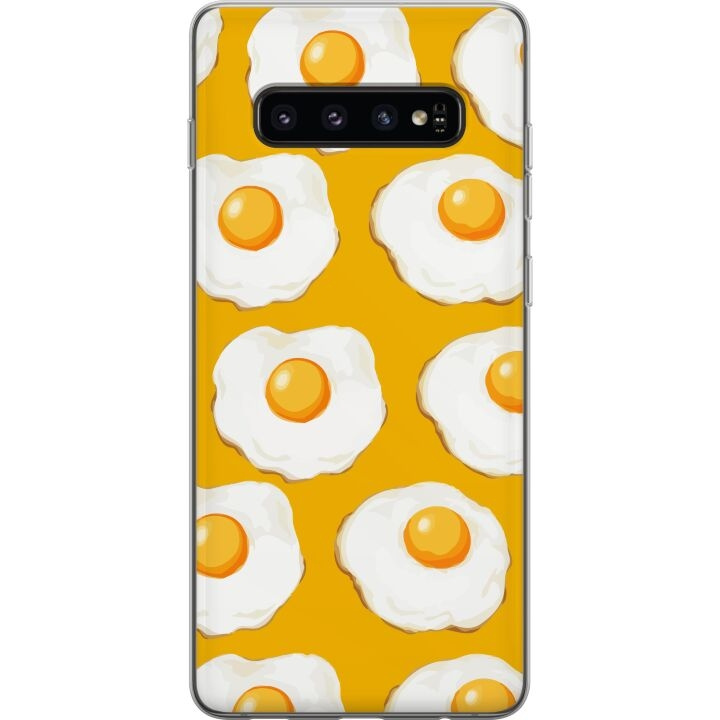 Mobile case for Samsung Galaxy S10 with Fried egg design in the group SMARTPHONE & TABLETS / Phone cases / Samsung at TP E-commerce Nordic AB (A61849)