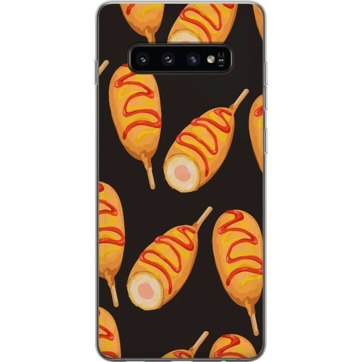 Mobile case for Samsung Galaxy S10 with Chicken drumstick design in the group SMARTPHONE & TABLETS / Phone cases / Samsung at TP E-commerce Nordic AB (A61856)