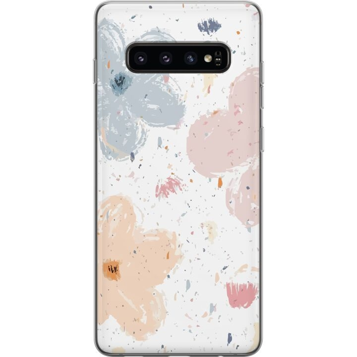 Mobile case for Samsung Galaxy S10 with Flowers design in the group SMARTPHONE & TABLETS / Phone cases / Samsung at TP E-commerce Nordic AB (A61859)