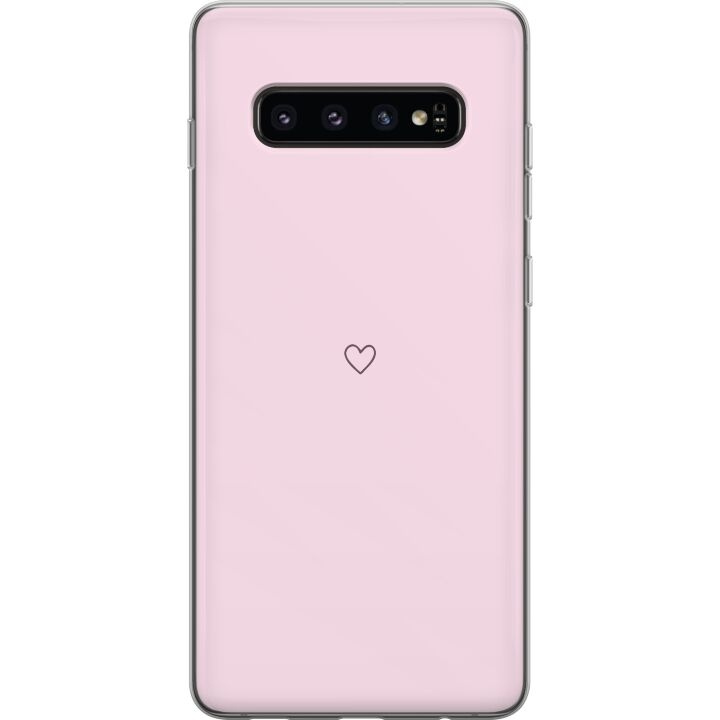 Mobile case for Samsung Galaxy S10 with Heart design in the group SMARTPHONE & TABLETS / Phone cases / Samsung at TP E-commerce Nordic AB (A61866)