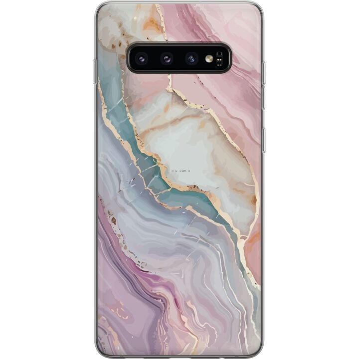 Mobile case for Samsung Galaxy S10 with Marble design in the group SMARTPHONE & TABLETS / Phone cases / Samsung at TP E-commerce Nordic AB (A61869)