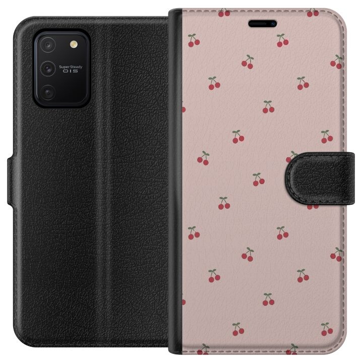 Wallet case for Samsung Galaxy S10 Lite with Cherry design in the group SMARTPHONE & TABLETS / Phone cases / Samsung at TP E-commerce Nordic AB (A61935)