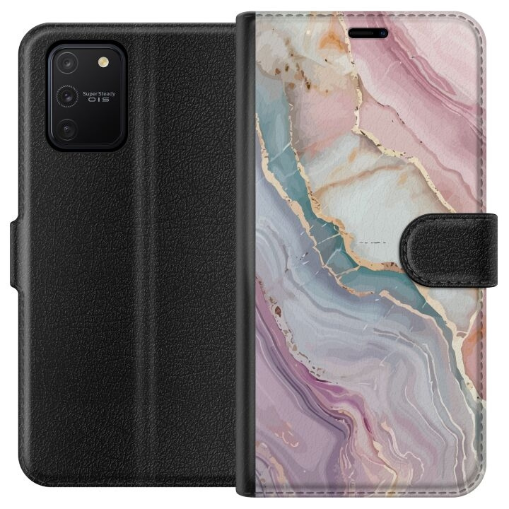 Wallet case for Samsung Galaxy S10 Lite with Marble design in the group SMARTPHONE & TABLETS / Phone cases / Samsung at TP E-commerce Nordic AB (A61950)