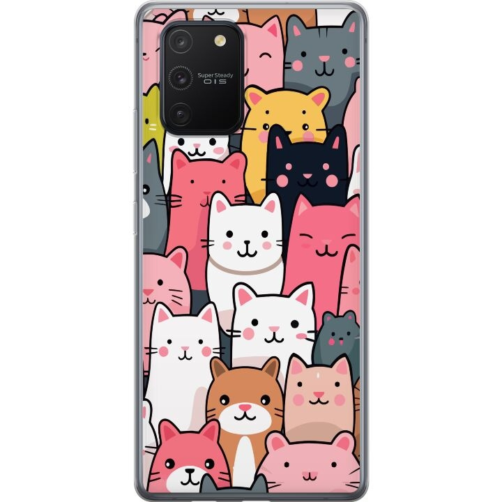 Mobile case for Samsung Galaxy S10 Lite with Cat pattern design in the group SMARTPHONE & TABLETS / Phone cases / Samsung at TP E-commerce Nordic AB (A61963)