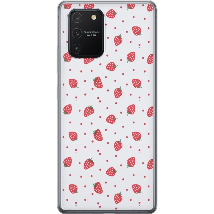 Mobile case for Samsung Galaxy S10 Lite with Strawberries design in the group SMARTPHONE & TABLETS / Phone cases / Samsung at TP E-commerce Nordic AB (A61972)