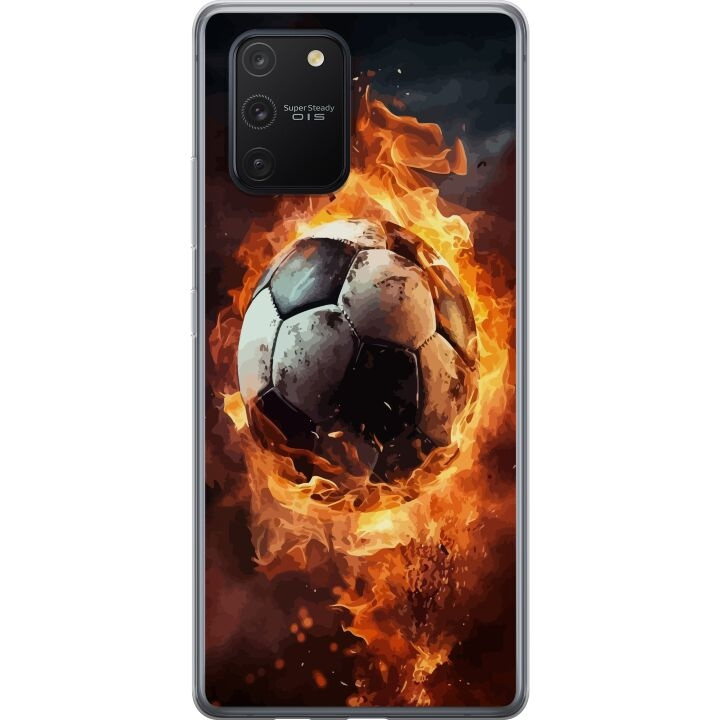 Mobile case for Samsung Galaxy S10 Lite with Football design in the group SMARTPHONE & TABLETS / Phone cases / Samsung at TP E-commerce Nordic AB (A61976)