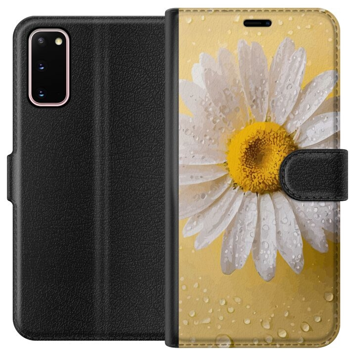 Wallet case for Samsung Galaxy S20 with Porslinsblomma design in the group SMARTPHONE & TABLETS / Phone cases / Samsung at TP E-commerce Nordic AB (A62036)