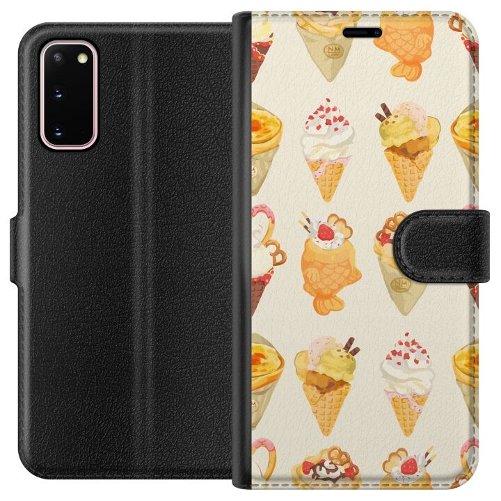 Wallet case for Samsung Galaxy S20 with Glassy design in the group SMARTPHONE & TABLETS / Phone cases / Samsung at TP E-commerce Nordic AB (A62047)