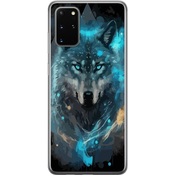 Mobile case for Samsung Galaxy S20+ with Wolf design in the group SMARTPHONE & TABLETS / Phone cases / Samsung at TP E-commerce Nordic AB (A62176)