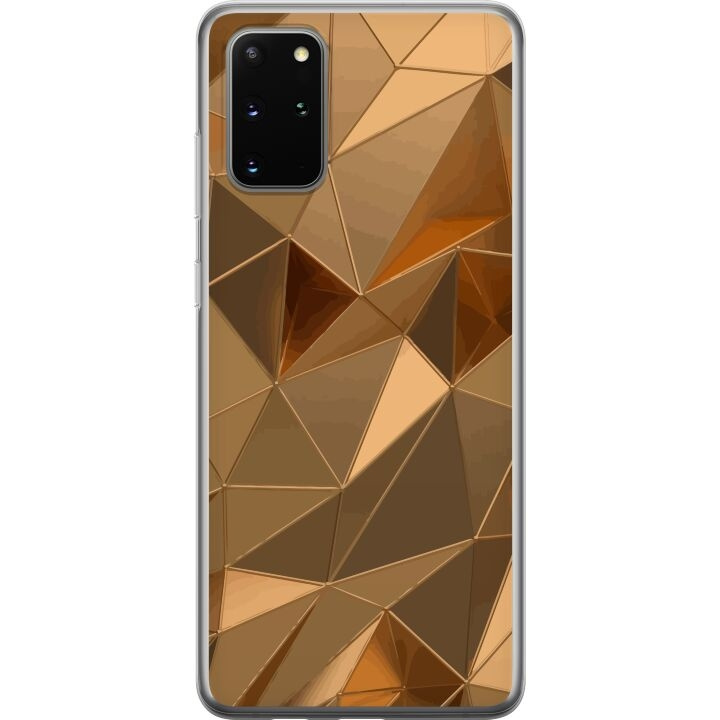 Mobile case for Samsung Galaxy S20+ with 3D Gold design in the group SMARTPHONE & TABLETS / Phone cases / Samsung at TP E-commerce Nordic AB (A62195)