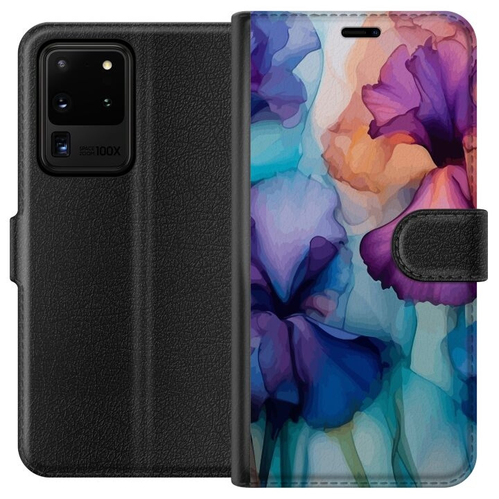 Wallet case for Samsung Galaxy S20 Ultra with Magical flowers design in the group SMARTPHONE & TABLETS / Phone cases / Samsung at TP E-commerce Nordic AB (A62201)