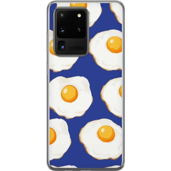 Mobile case for Samsung Galaxy S20 Ultra with Fried eggs design in the group SMARTPHONE & TABLETS / Phone cases / Samsung at TP E-commerce Nordic AB (A62231)