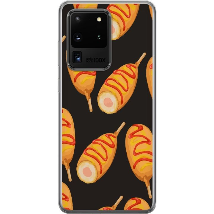 Mobile case for Samsung Galaxy S20 Ultra with Chicken drumstick design in the group SMARTPHONE & TABLETS / Phone cases / Samsung at TP E-commerce Nordic AB (A62234)