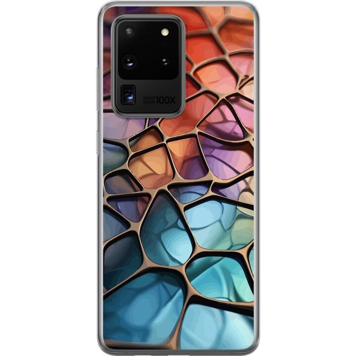 Mobile case for Samsung Galaxy S20 Ultra with Metallic pattern design in the group SMARTPHONE & TABLETS / Phone cases / Samsung at TP E-commerce Nordic AB (A62235)