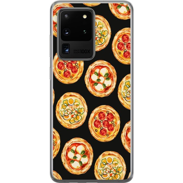 Mobile case for Samsung Galaxy S20 Ultra with Pizza design in the group SMARTPHONE & TABLETS / Phone cases / Samsung at TP E-commerce Nordic AB (A62238)