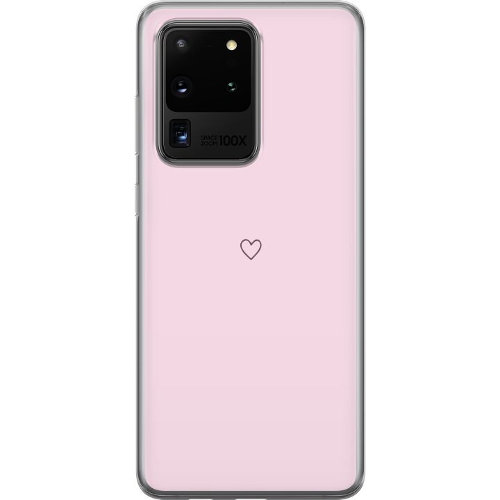 Mobile case for Samsung Galaxy S20 Ultra with Heart design in the group SMARTPHONE & TABLETS / Phone cases / Samsung at TP E-commerce Nordic AB (A62244)