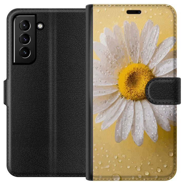 Wallet case for Samsung Galaxy S21+ 5G with Porslinsblomma design in the group SMARTPHONE & TABLETS / Phone cases / Samsung at TP E-commerce Nordic AB (A62360)