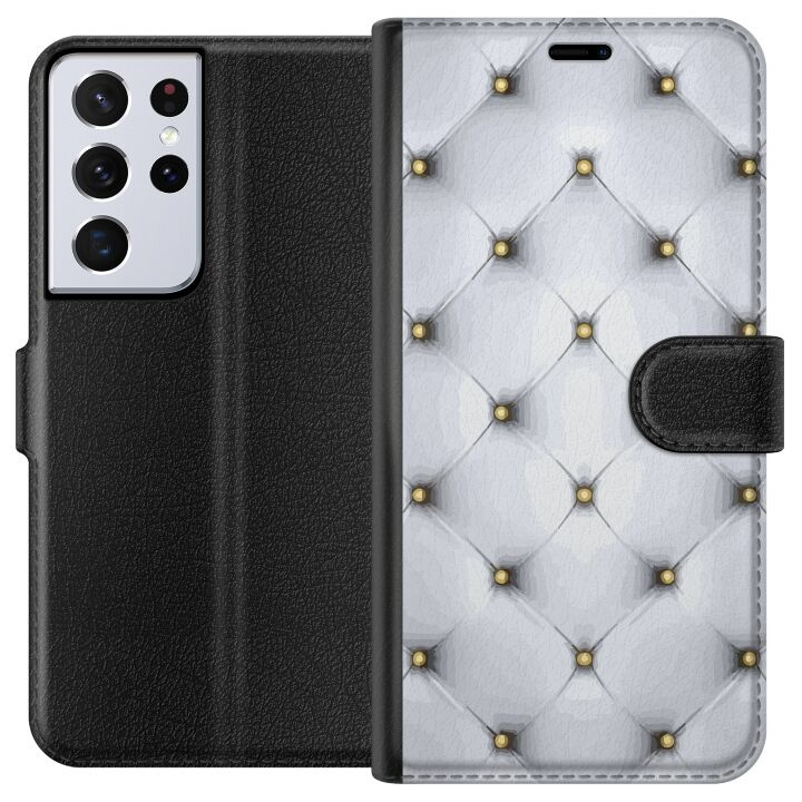 Wallet case for Samsung Galaxy S21 Ultra 5G with Luxurious design in the group SMARTPHONE & TABLETS / Phone cases / Samsung at TP E-commerce Nordic AB (A62428)