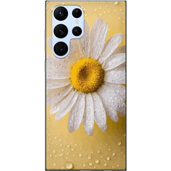 Mobile case for Samsung Galaxy S22 Ultra 5G with Porslinsblomma design in the group SMARTPHONE & TABLETS / Phone cases / Samsung at TP E-commerce Nordic AB (A62603)