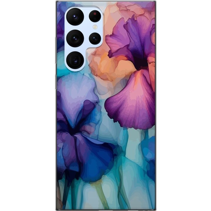 Mobile case for Samsung Galaxy S22 Ultra 5G with Magical flowers design in the group SMARTPHONE & TABLETS / Phone cases / Samsung at TP E-commerce Nordic AB (A62606)