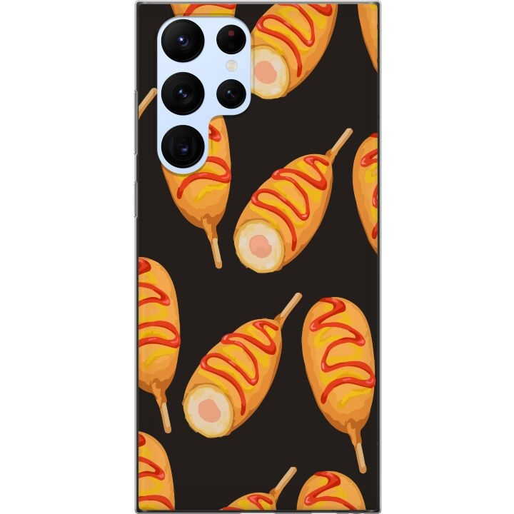 Mobile case for Samsung Galaxy S22 Ultra 5G with Chicken drumstick design in the group SMARTPHONE & TABLETS / Phone cases / Samsung at TP E-commerce Nordic AB (A62612)