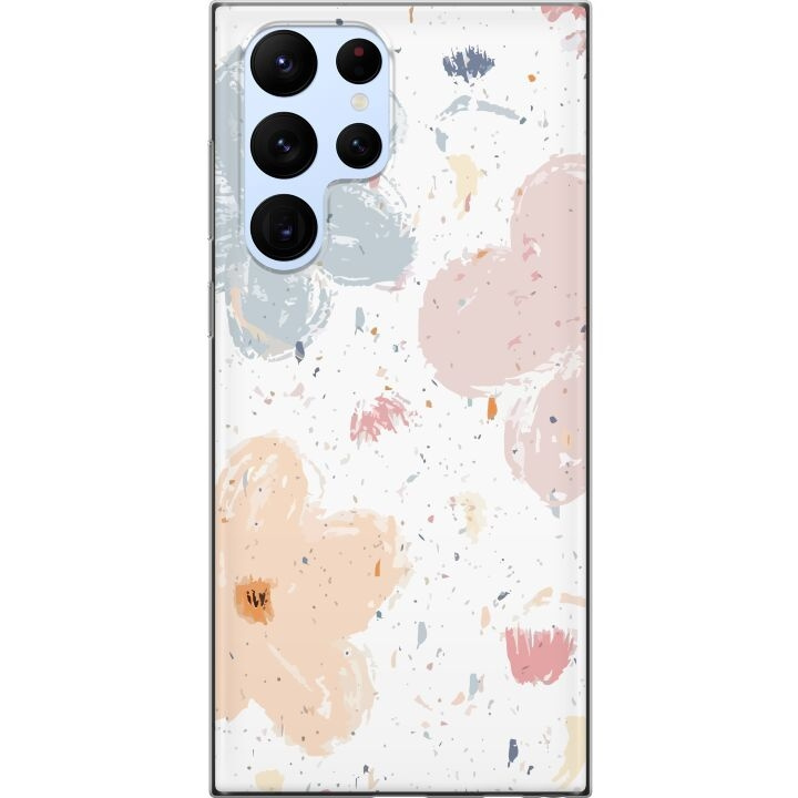 Mobile case for Samsung Galaxy S22 Ultra 5G with Flowers design in the group SMARTPHONE & TABLETS / Phone cases / Samsung at TP E-commerce Nordic AB (A62615)