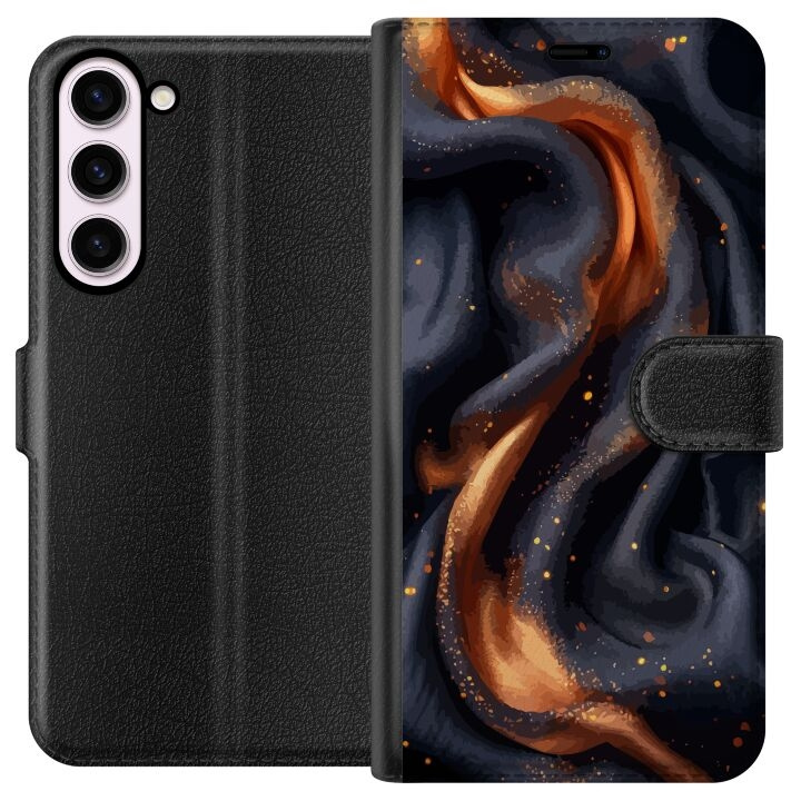 Wallet case for Samsung Galaxy S23+ with Fiery silk design in the group SMARTPHONE & TABLETS / Phone cases / Samsung at TP E-commerce Nordic AB (A62739)