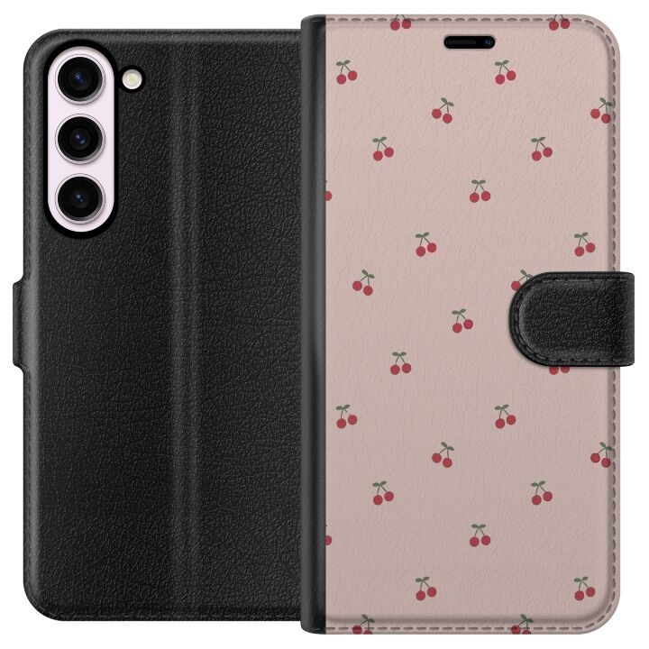 Wallet case for Samsung Galaxy S23+ with Cherry design in the group SMARTPHONE & TABLETS / Phone cases / Samsung at TP E-commerce Nordic AB (A62745)