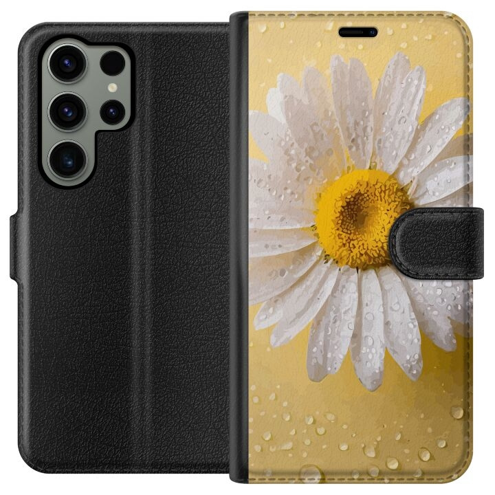 Wallet case for Samsung Galaxy S23 Ultra with Porslinsblomma design in the group SMARTPHONE & TABLETS / Phone cases / Samsung at TP E-commerce Nordic AB (A62792)